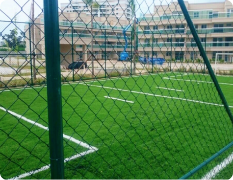 Grama sintética para campo society